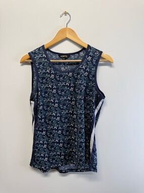 Kerrits Navy Floral Equestrian Tank Women’s Med